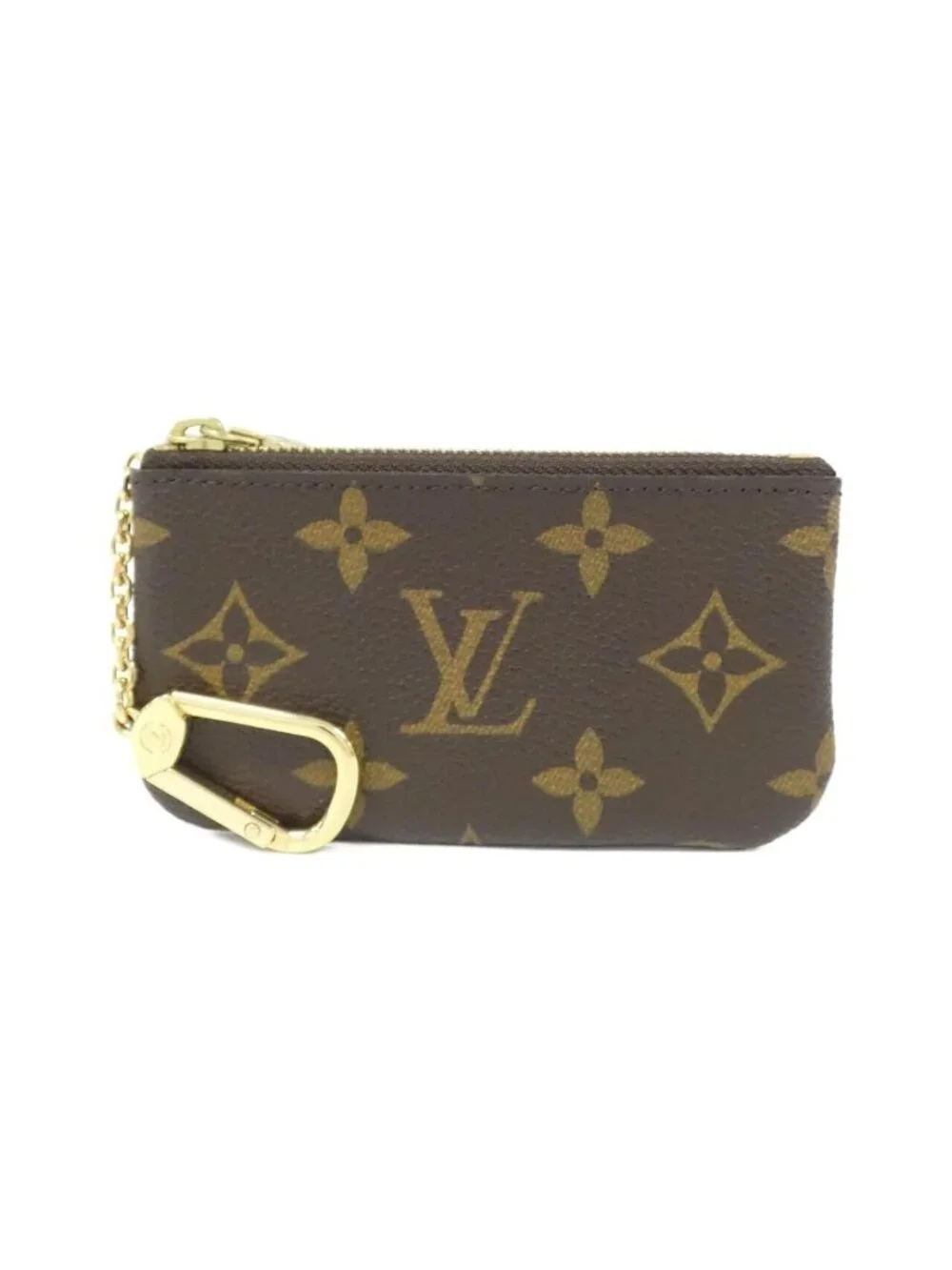 Louis Vuitton Monogram Pochette Cles Coin & Key Case Key Holder